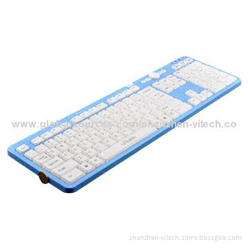 Wireless Multimedia Keyboard for PC, No Software to Install, Ready to Use Right Out of Box